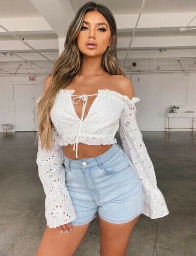 Long Sleeve V Neck T-shirt