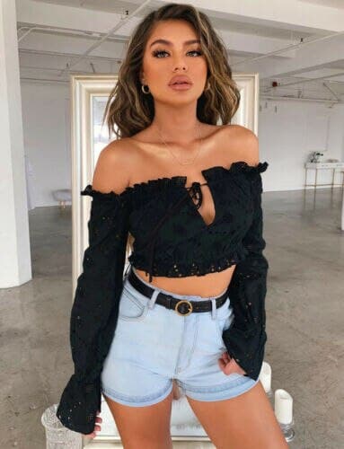 Long Sleeve V Neck T-shirt