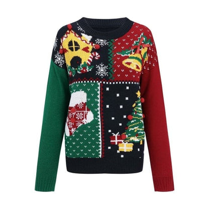 Dressbetty - Christmas Sweater Harajuku Knitted Little Penguin Cartoon Pullover O-neck Oversize Sweaters