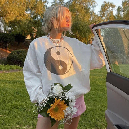 Y2k Sweatshirts Loose Clothes Retro Harajuku Tops Holiday Outfits 90s Hoodies