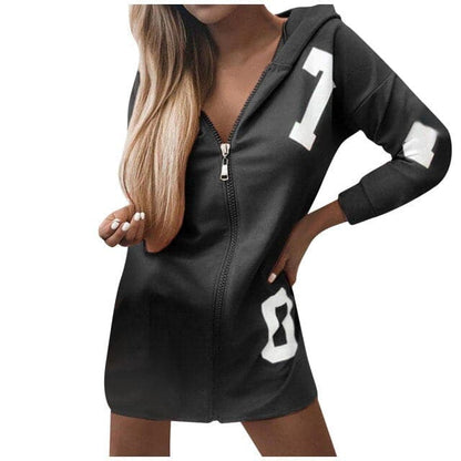Hoodies Y2k Aesthetic Winter Zip Up Sweatshirt