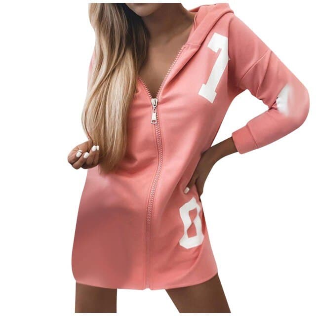 Hoodies Y2k Aesthetic Winter Zip Up Sweatshirt