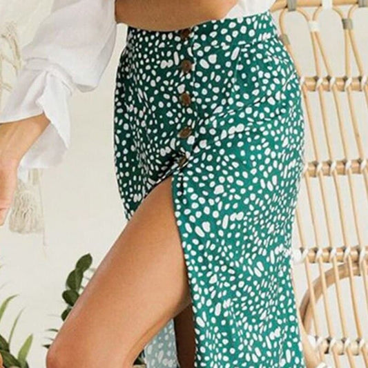 Summer Side Slit Skirts