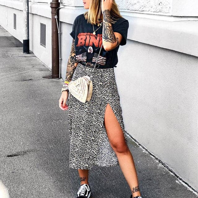 Leopard Print Skirts