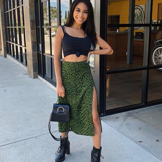 Leopard Print Skirts