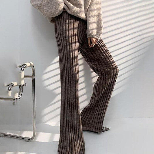 Dressbetty - Pants New Knitted Wide-leg Pants