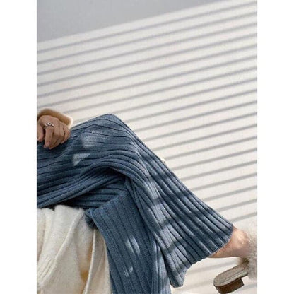 Dressbetty - Pants New Knitted Wide-leg Pants
