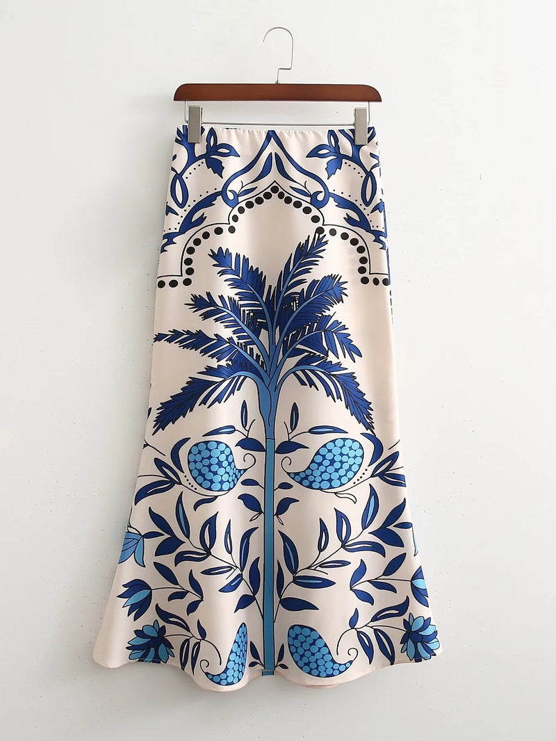 Mia Blouse & Long Skirt Set