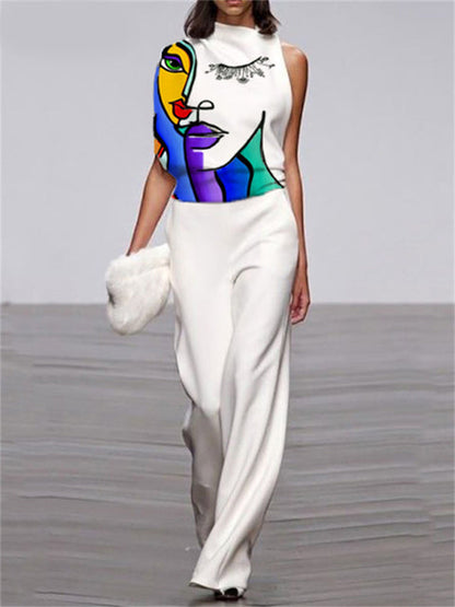 Andriana Abstract Jumpsuit
