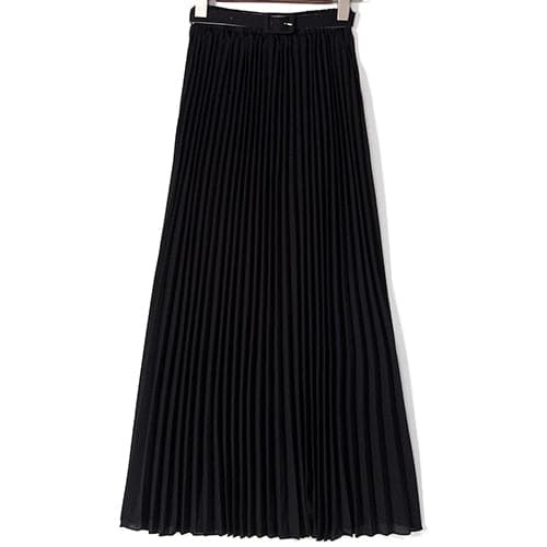 High Waist Pleated Maxi Skirts