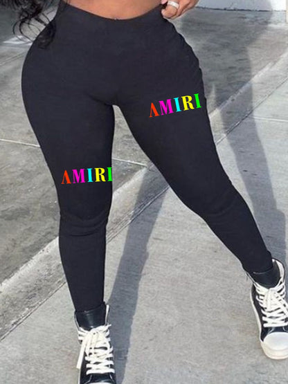 Cartoon Letter Print Sweatshirt Ar7047
