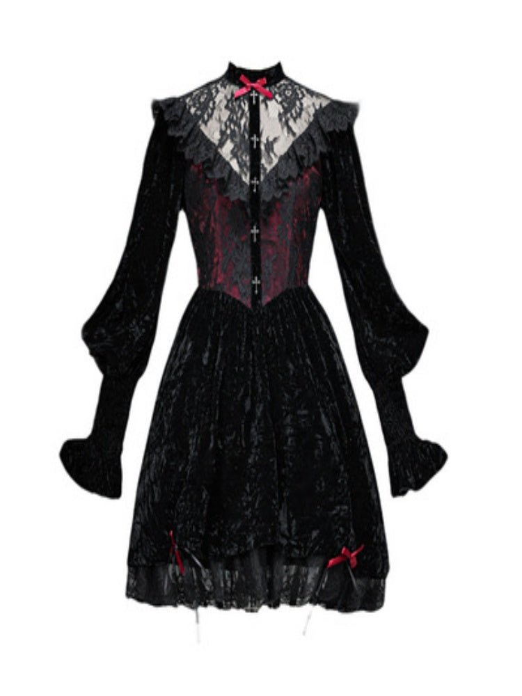 Gothic Lolita Velvet Dress