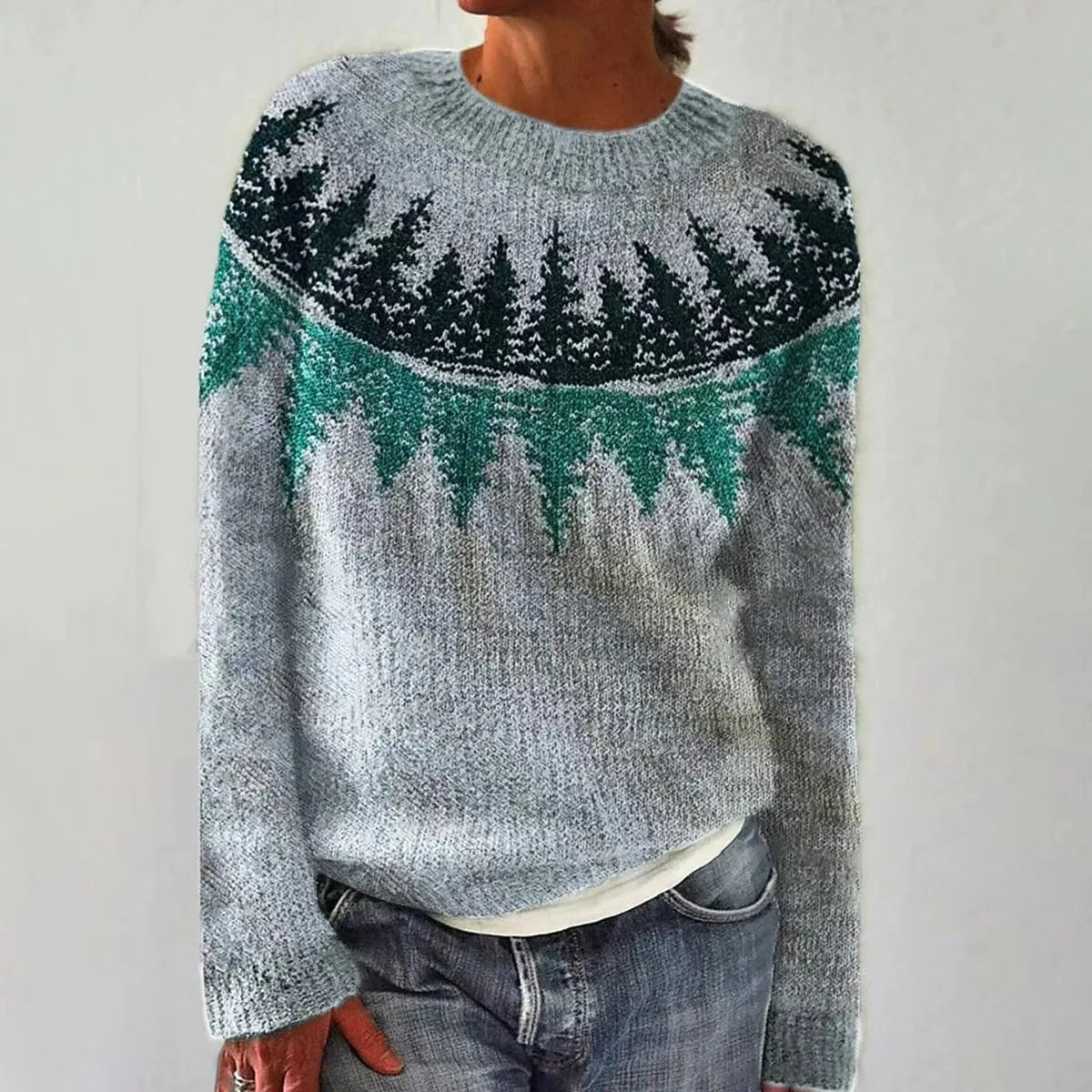 Ismena – Retro Knitted Sweater