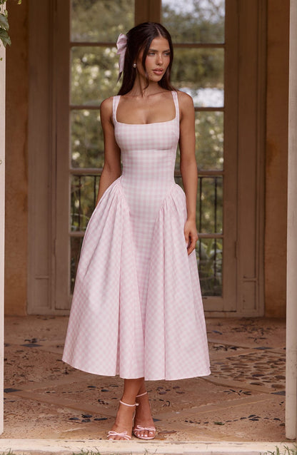 Serenity - Modern Elegance Midi Dress