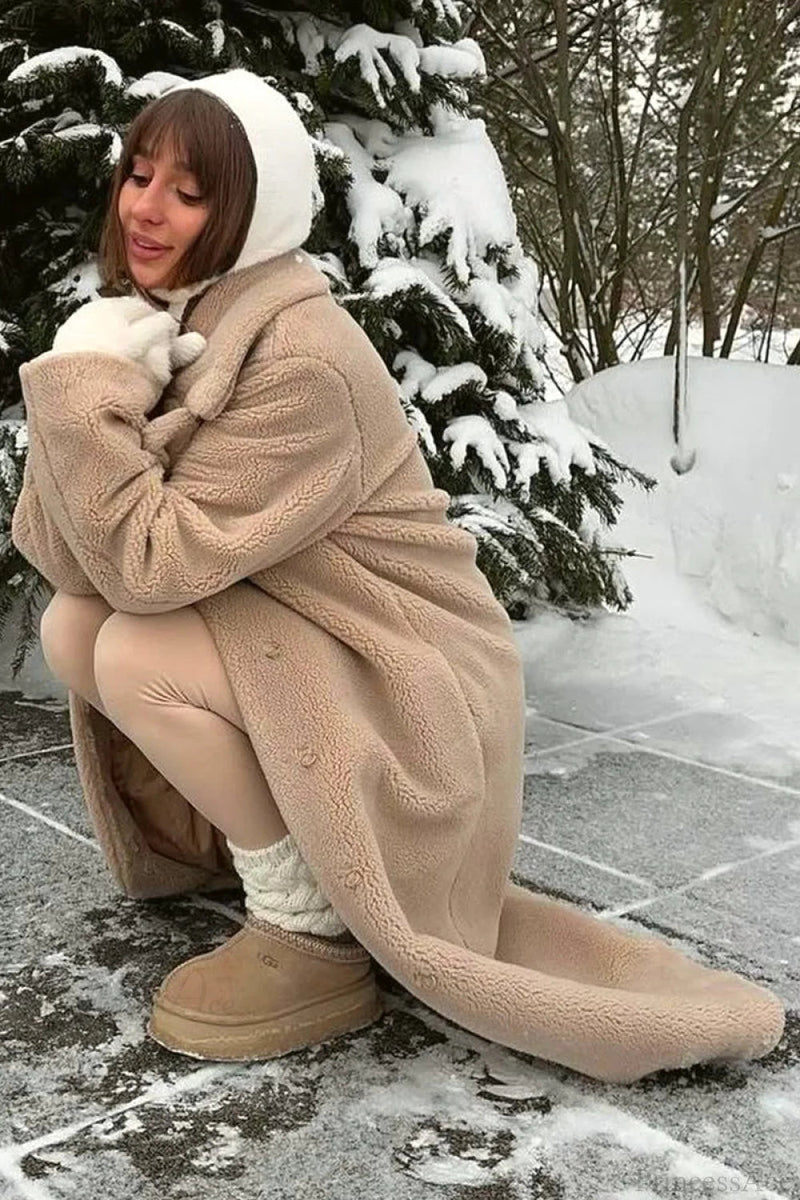 Fleece Warm Loose Fit Overcoat