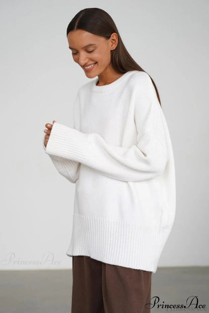 Knit Crew Neck Sweater