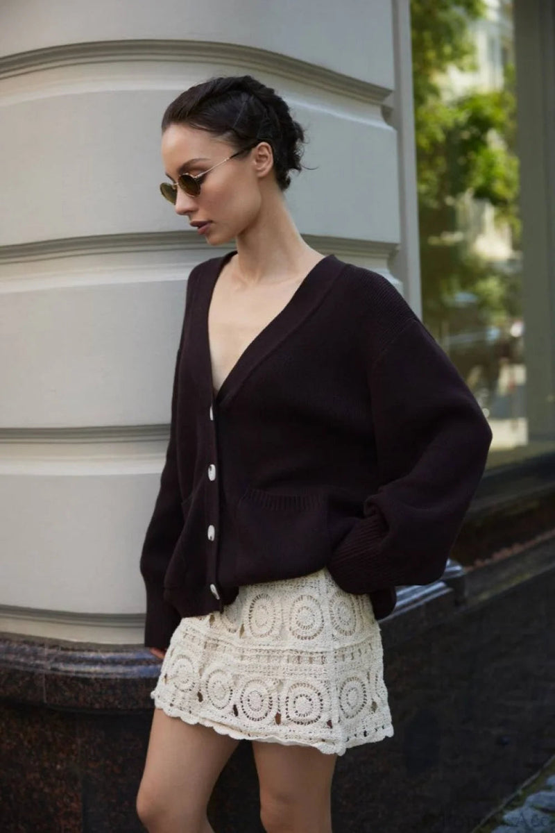 Minimalist Sheer Long Sleeve Sweater