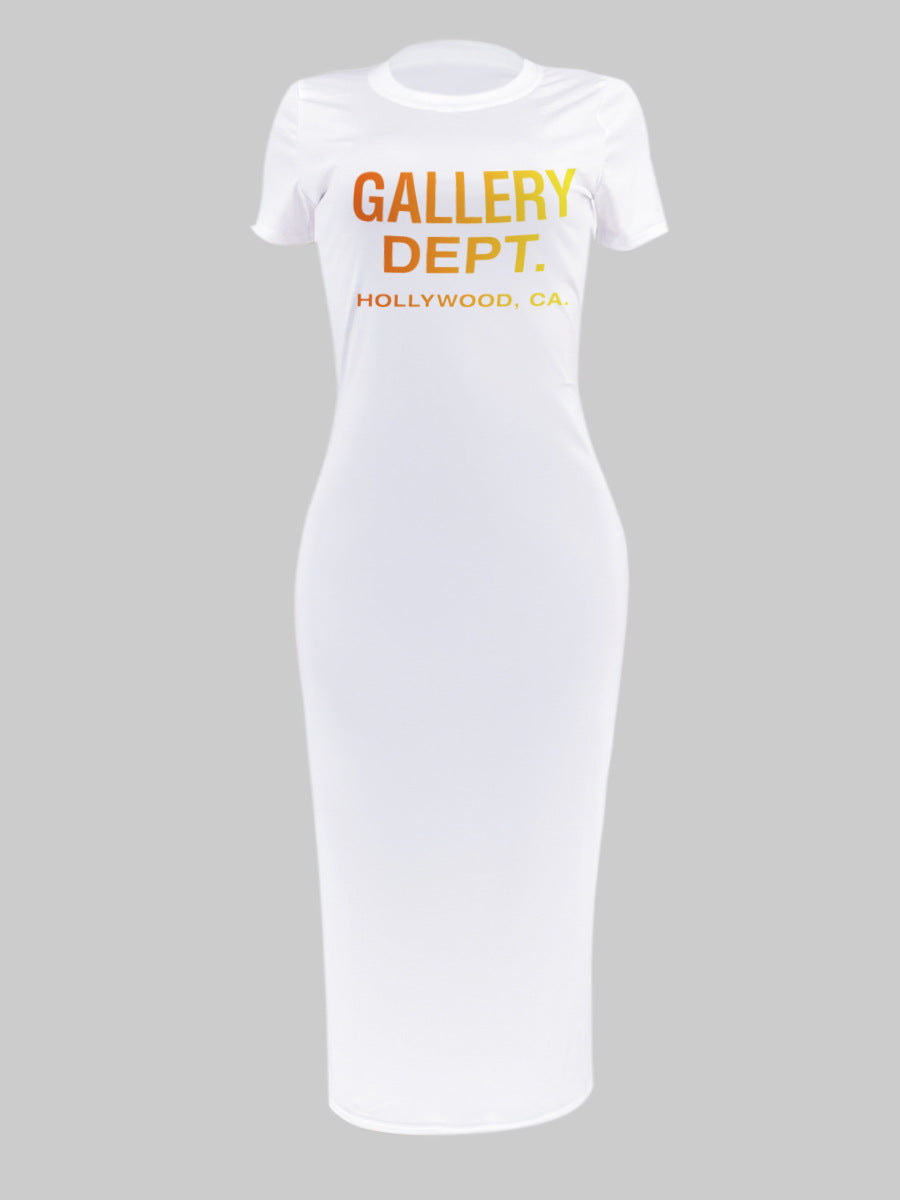 Gallery Dept Letter Print T-shirt Ar506