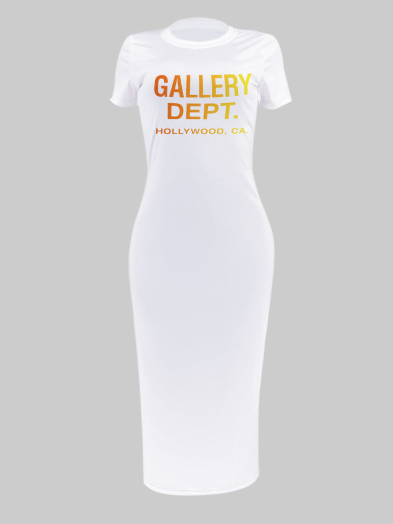 Gallery Dept Letter Print T-shirt Ar506