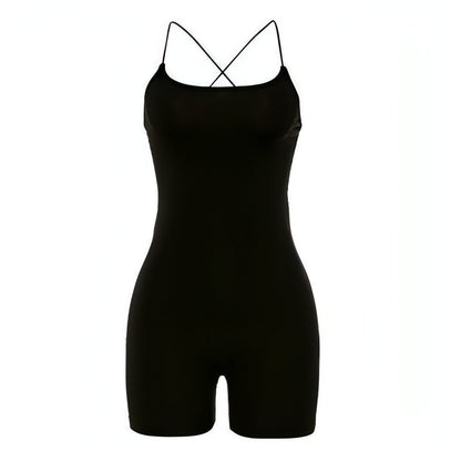 Spaghetti Strap Sleeveless Romper