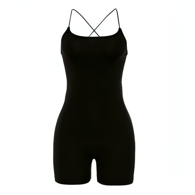 Spaghetti Strap Sleeveless Romper