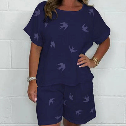 Dahlia – Breezy Printed Two-piece Set