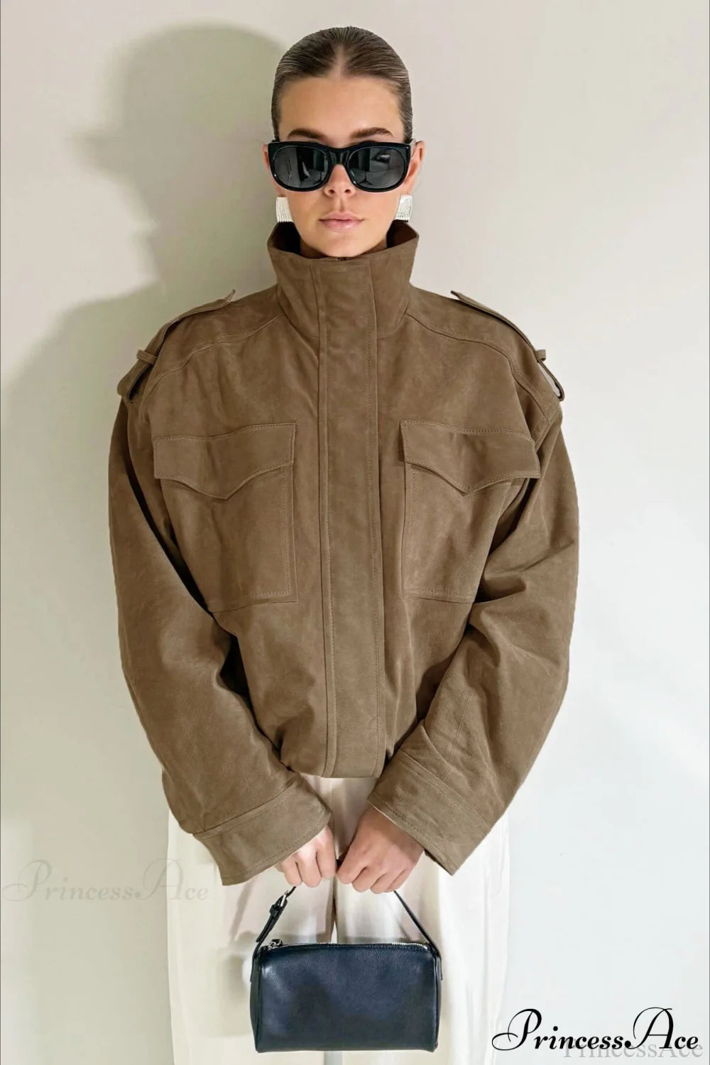 Suede Retro Jacket Coat