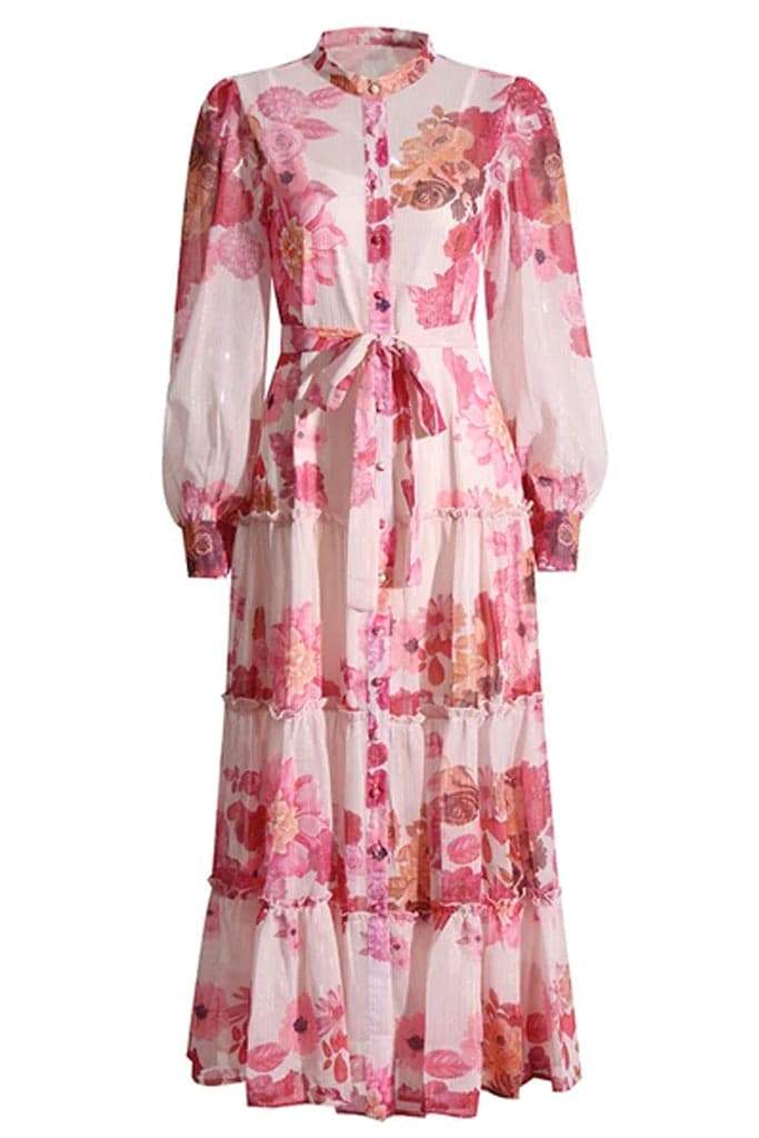 Sylvia Long Sleeve Maxi Dress