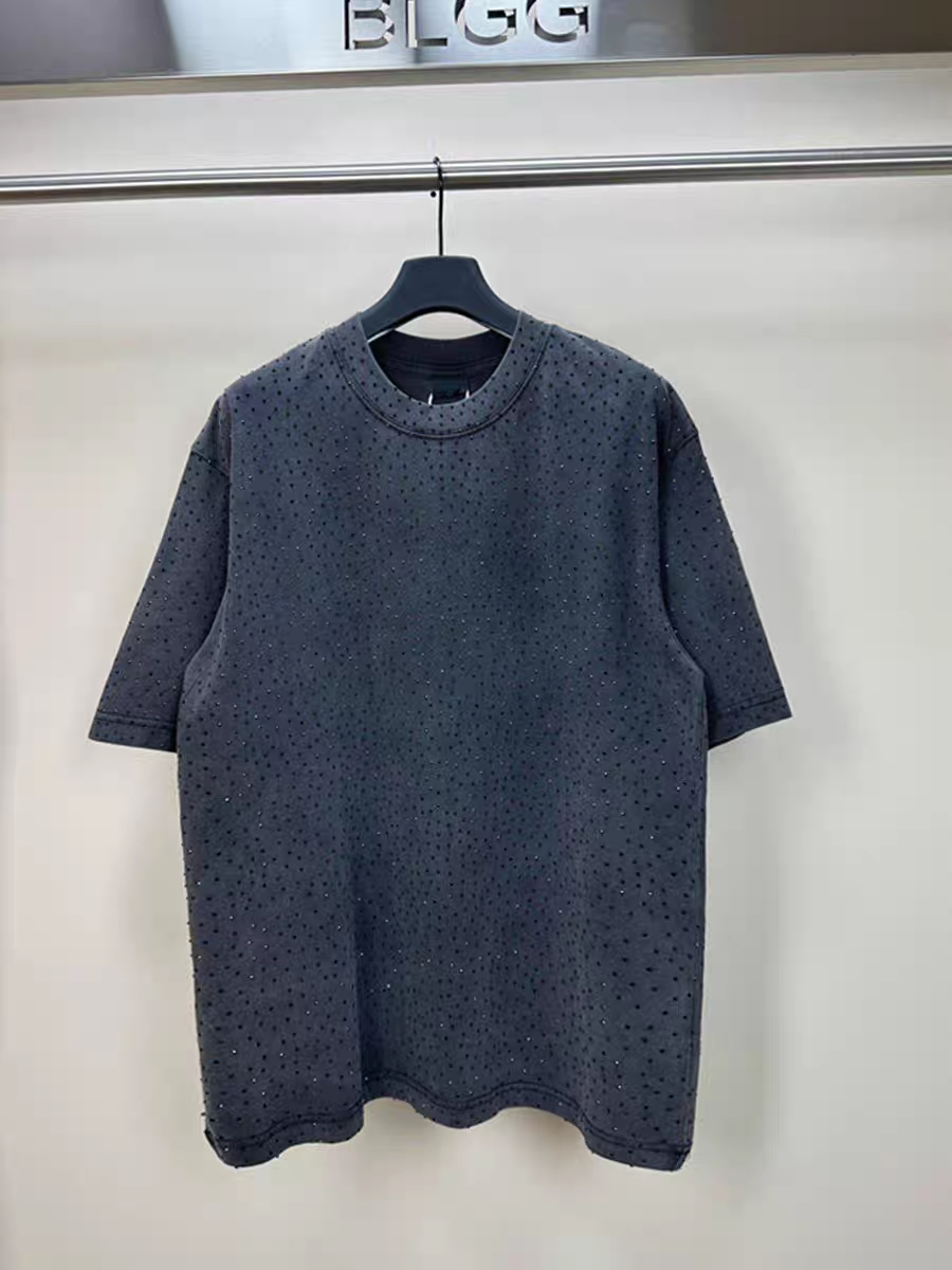 Rhinestone Studded Oversized T-shirt