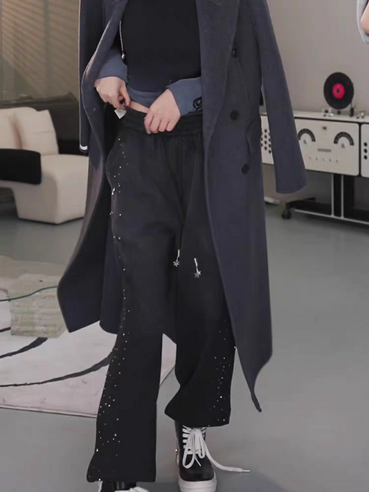 Rhinestone Joggers Pant