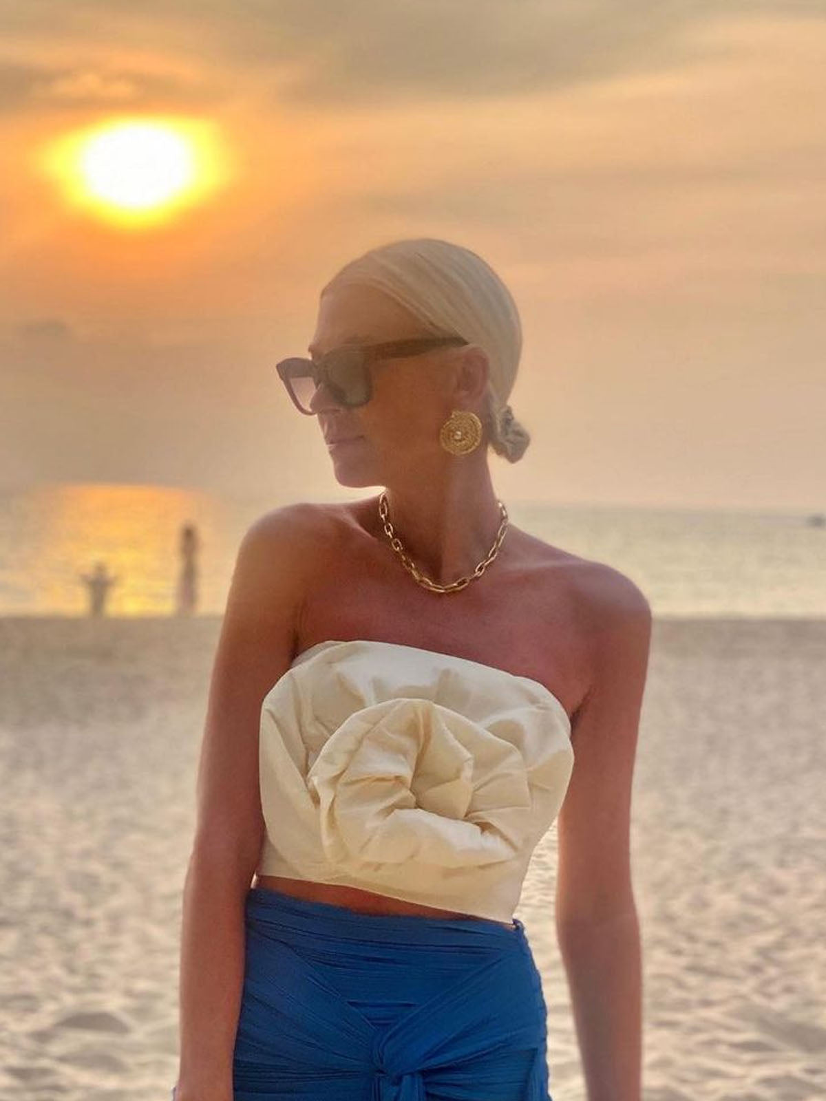 Tube Top and Mesh Skirt