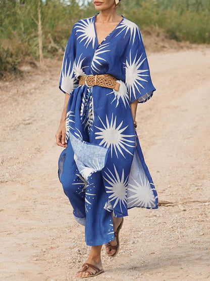 Printed Tops and Pants Sets