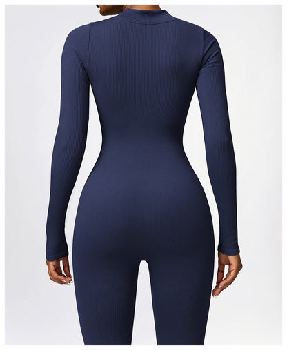 Serena - Zip Up Jumpsuit Long Sleeve