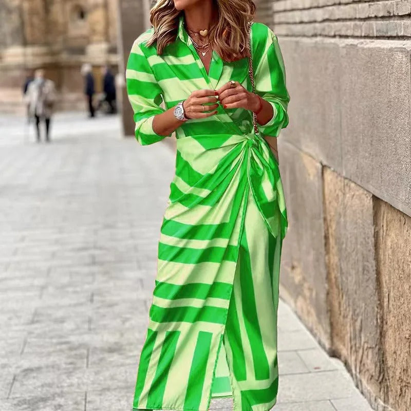 Via - Printed Maxi Dress