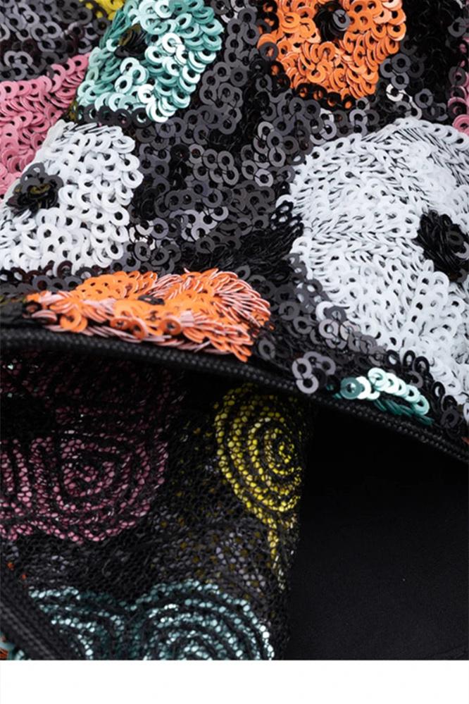 Vera Sequins Mini Skirt