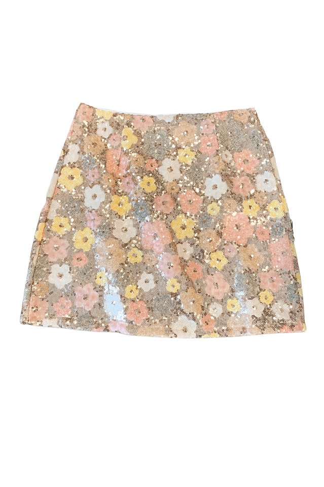 Vera Sequins Mini Skirt