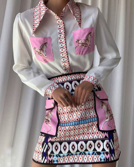Emily Blouse & Skirt