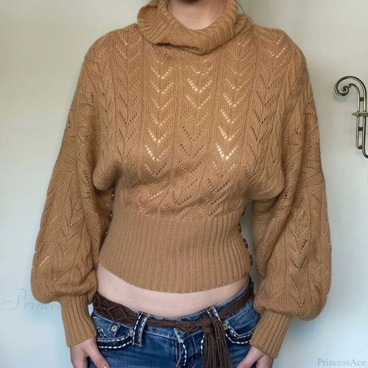 Fitted Slim Turtleneck Sweater