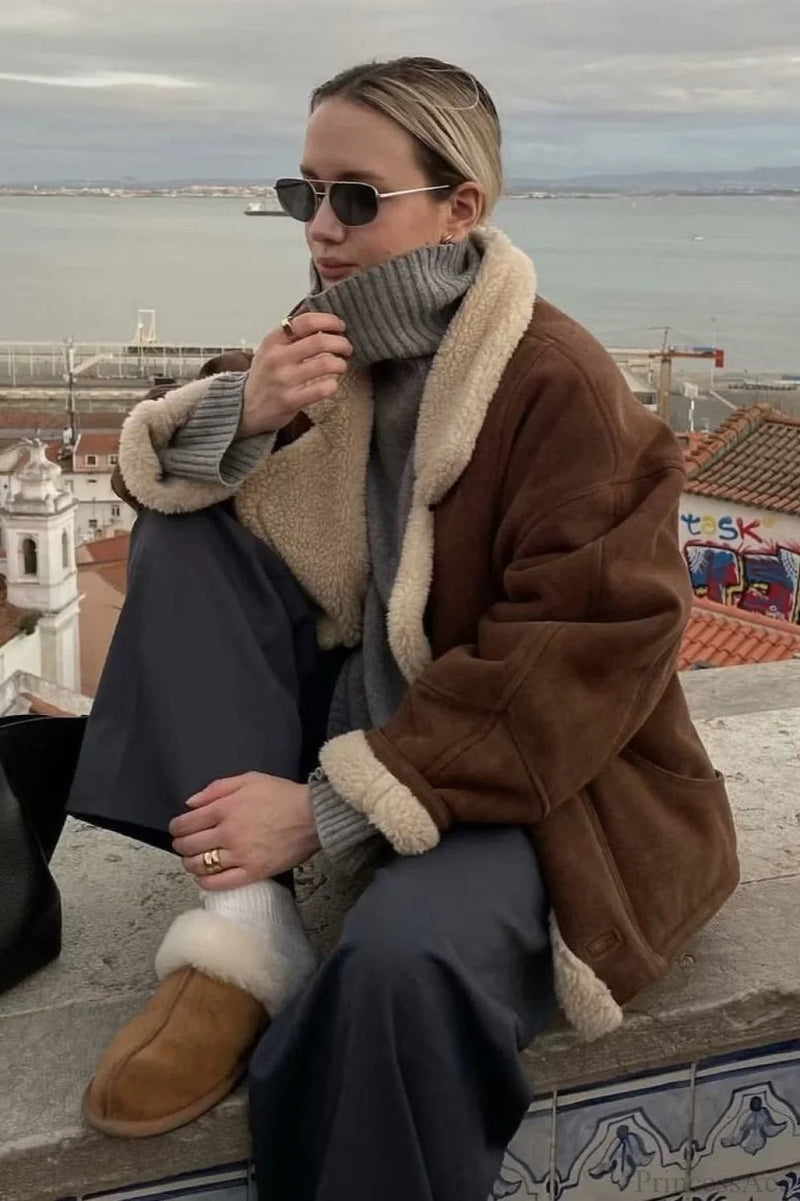 Sherpa Loose Warm Coat