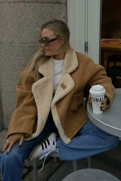 Sherpa Loose Warm Coat