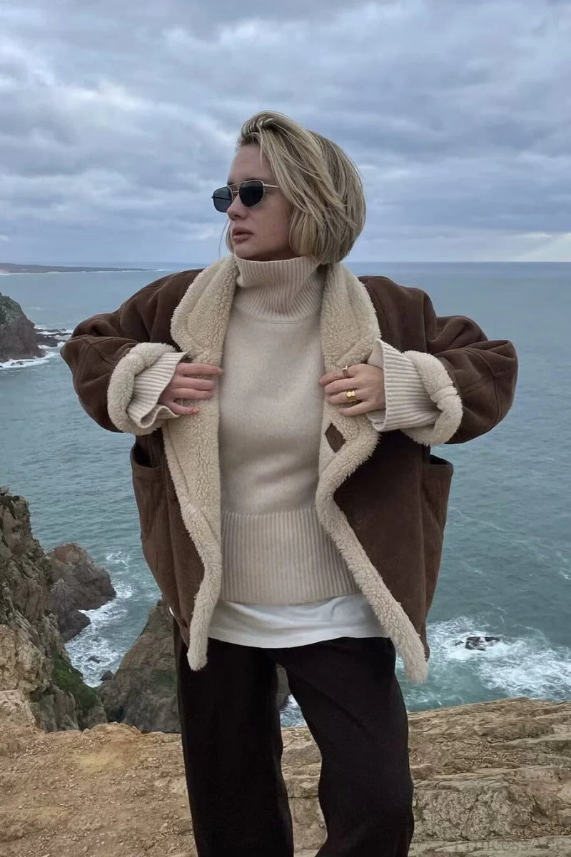 Sherpa Loose Warm Coat