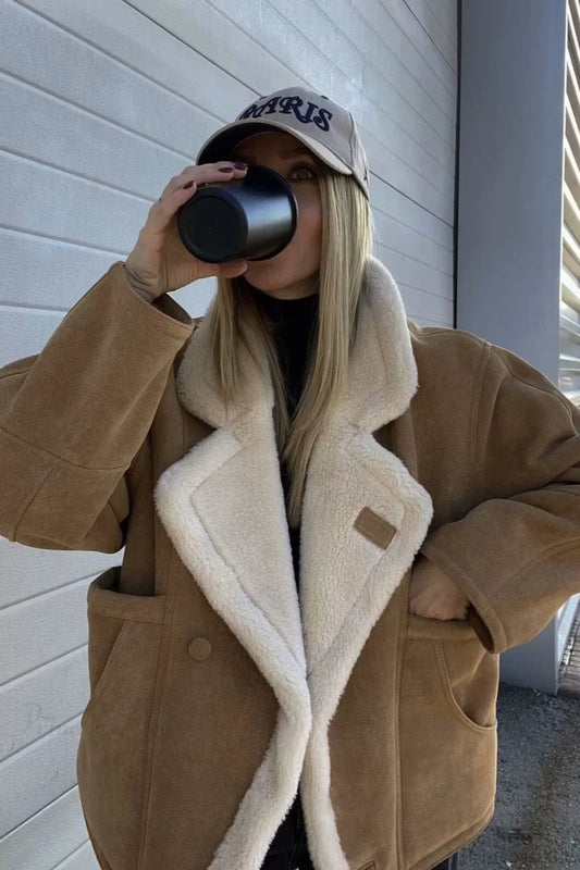 Sherpa Loose Warm Coat
