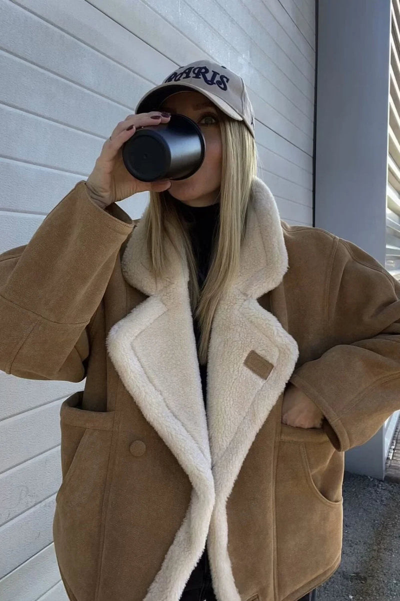 Sherpa Loose Warm Coat