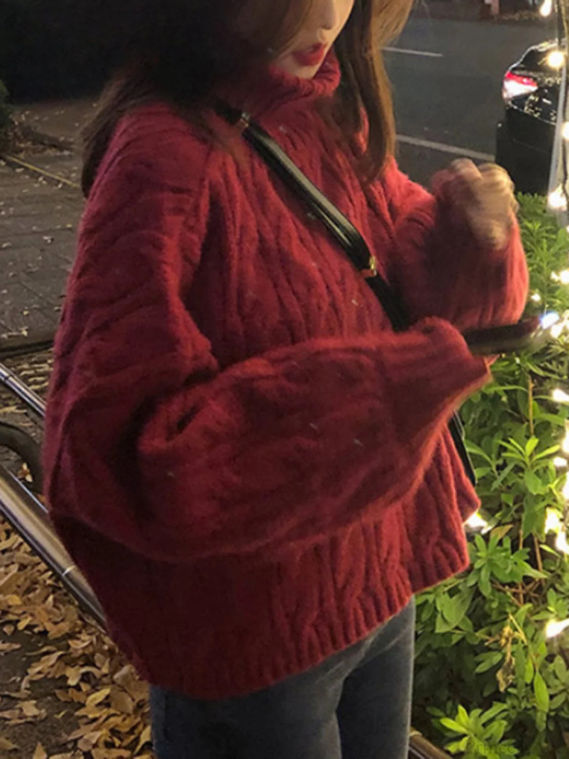 Color Loose Pullover Christmas Sweater