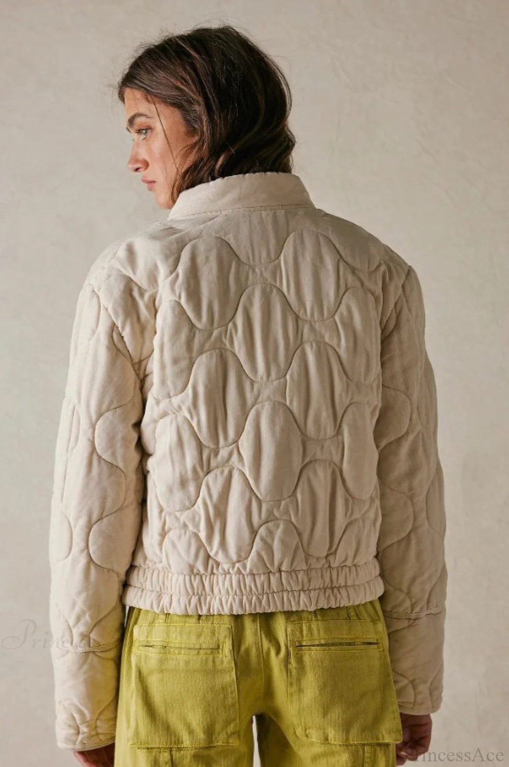 Urban Quilted Stand-collar Coat
