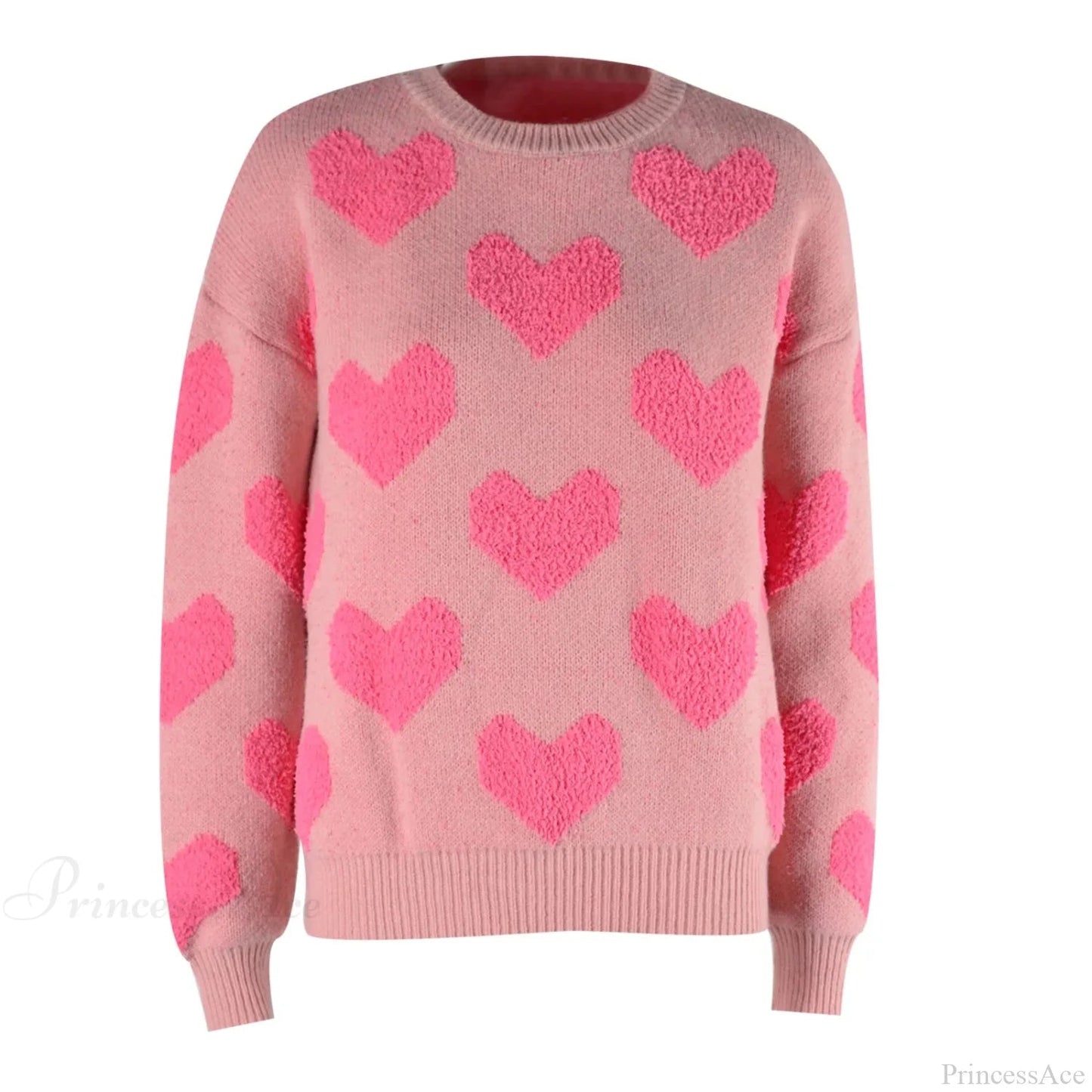 Warm Long Sleeves Cartoon Reindeer Print Pullover Christmas Sweater