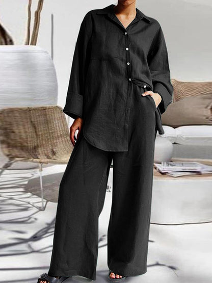 Long Sleeves Shirt and Pants Sets