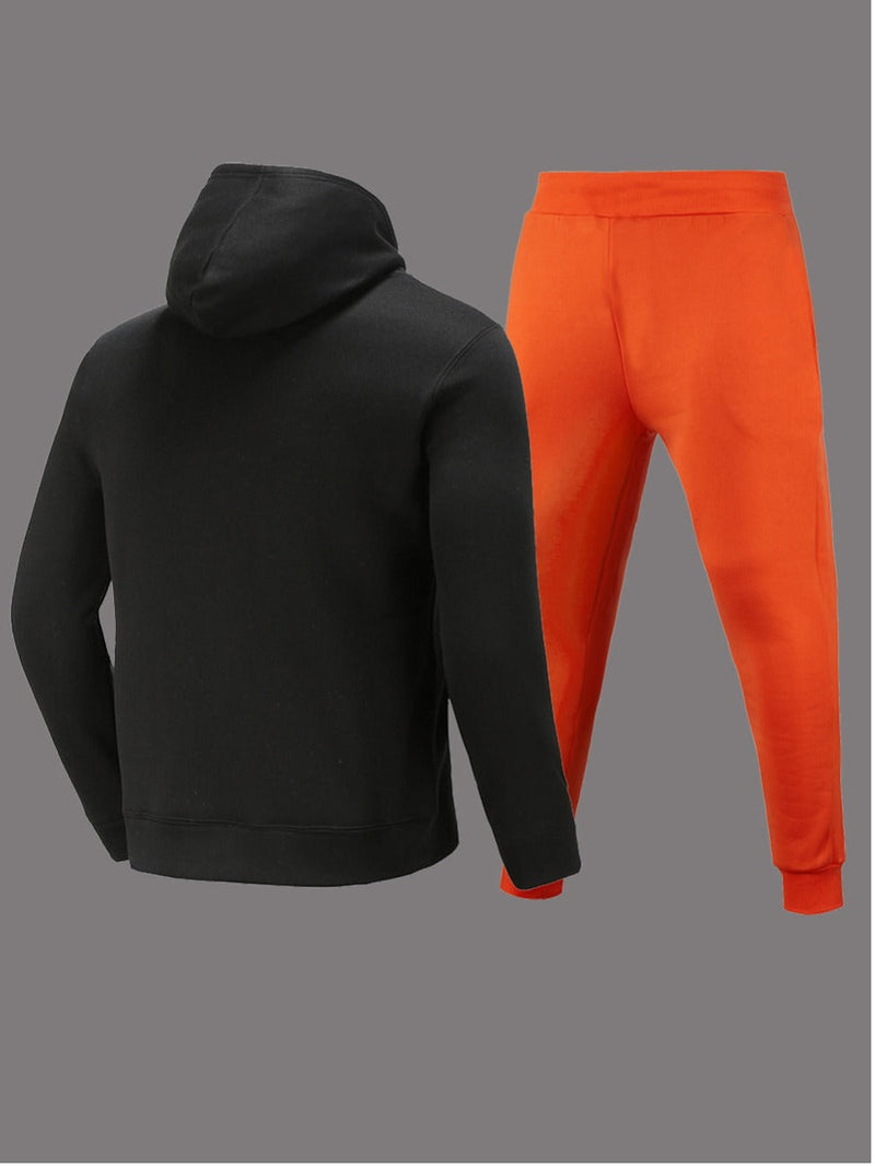 Cartoon Letter Print Drawstring Sweatpants At9018