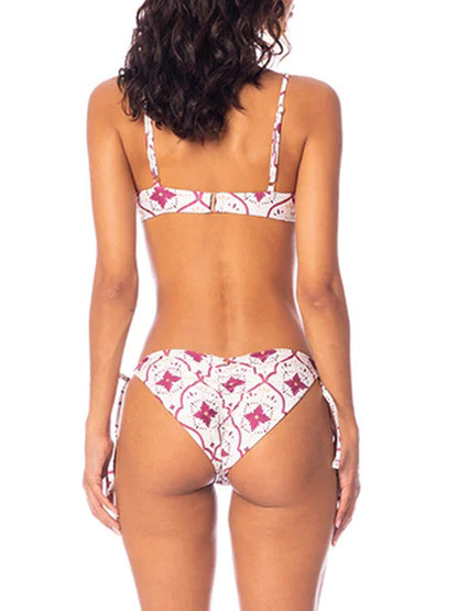 Printed Bikini and Pants Cover-up